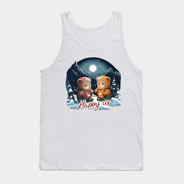 Happy us Tank Top by JessCrafts